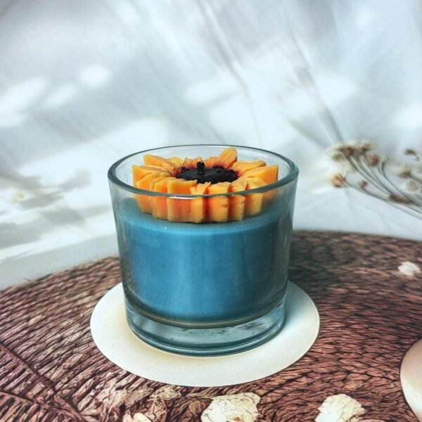 Sunflower Jar Candle