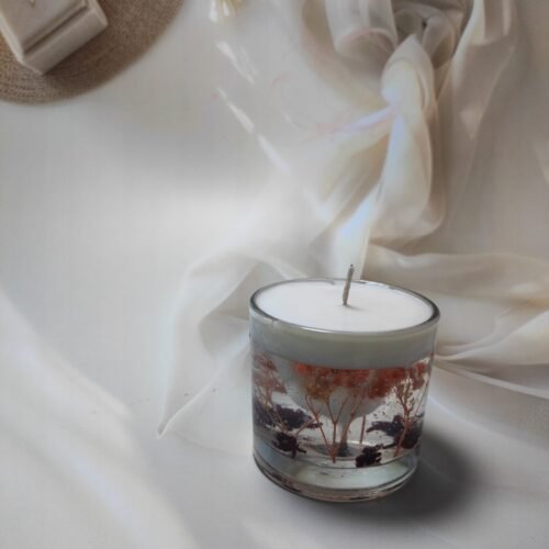 Gel wax candle