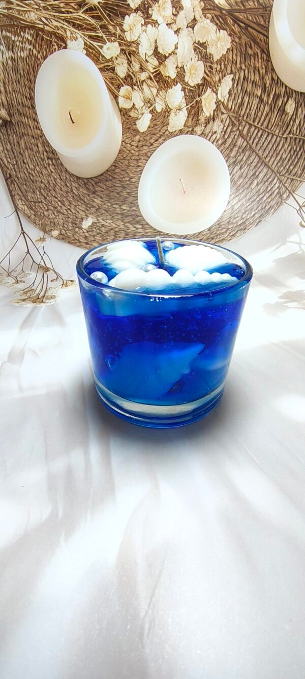 Sea shell jar candle