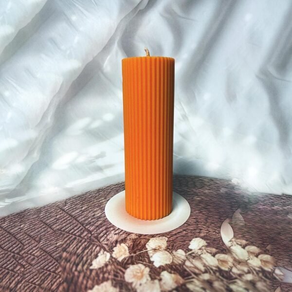 Large pillar candle