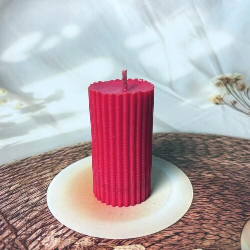 small pillar candle
