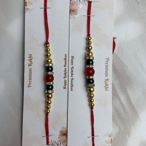 Multicolored Beads Rakhi