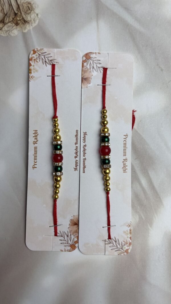 Multicolored Beads Rakhi