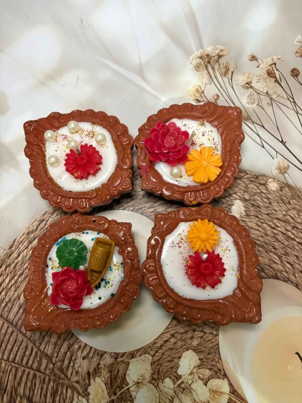 Omisha Scented Diya Candles – Festive Aromatic Glow