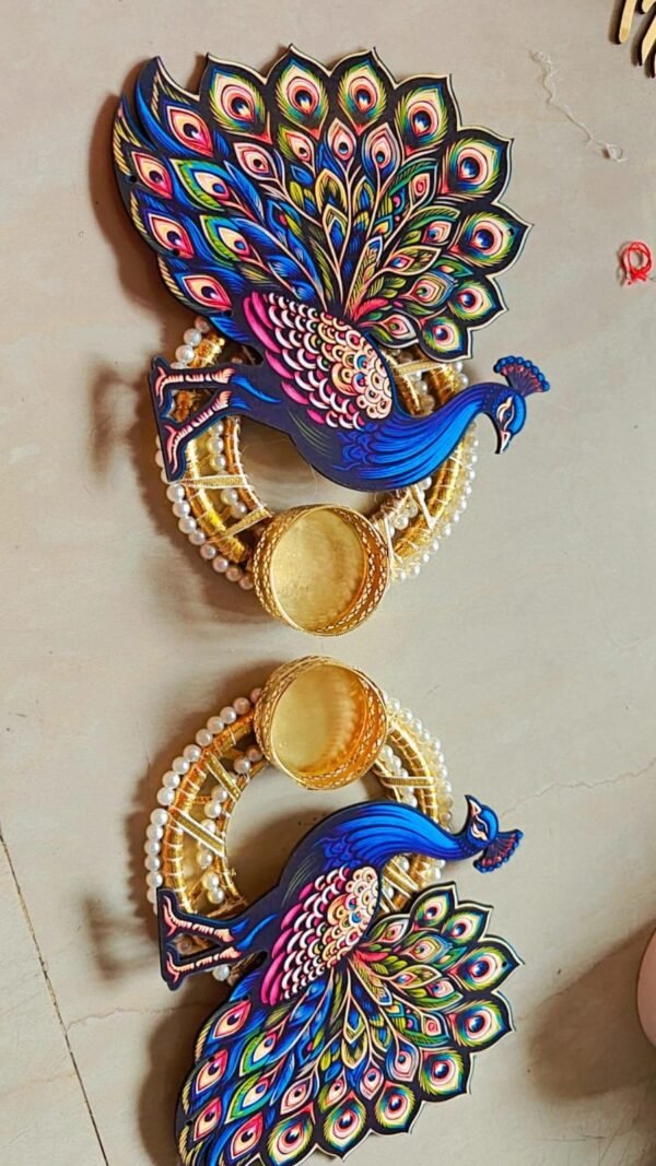 Peacock Candle holder